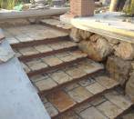 External stair with treads  in 
